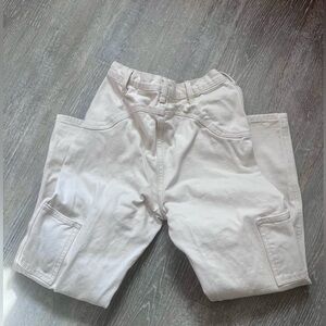 John Galt Cream Cargo Pants